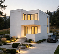 Maison modulaire résidentielle moderne et luxueuse, maison préfabriquée de luxe urbaine, maison modulaire luxueuse à deux étages