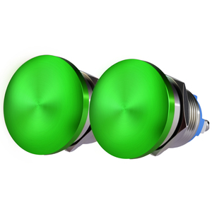 สวิตช์ปุ่มกดรูปเห็ดขนาดกลาง 19 มม. พร้อมขั้วต่อแบบสกรู 5A 250V เพื่อการใช้งานที่เชื่อถือได้ - Product Image 1