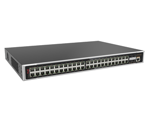 Switch PoE Gigabit géré à 48 ports avec 4 ports SFP+ 10G en uplink, qualité industrielle - Product Image 2