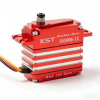 Servo Digital Estándar de Metal sin Escobillas KST SV5006-12, 55kg.cm, 0.063 Segundos, 60 Shv, 4 Polos, para Coche y Robot de Control Remoto