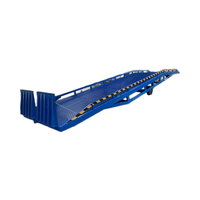 Plate-forme de rampe de déchargement de conteneur mobile hydraulique de 10 tonnes 12 tonnes pour le chargement de camions