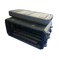 Boîtier d'expédition moulé OEM 2U 4U 6U 8U 12U 14U DJ pour étui d'expédition audio-visuel de vol