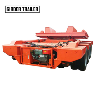 <span class=keywords><strong>2</strong></span> Trục Cầu Vận Chuyển Dollies Cầu Phía Sau Chỉ Đạo Phẳng Đúc Sẵn Dầm Trailer <span class=keywords><strong>Dolly</strong></span> Cho Bán - Product Image 5