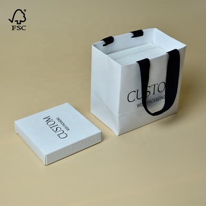 Sacs cadeaux personnalisés avec logo, taille personnalisée, sacs cadeaux imprimés, petits sacs cadeaux avec votre propre logo - Product Image 3