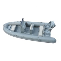 Bateau Zodiac robuste de 5,6 m, prix, coque en aluminium de 18 pieds, bateau pneumatique à rames gonflable 580