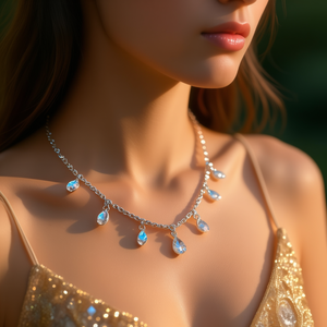 CBBA-1696 Crystal <b>Necklaces</b> Elegant and Luxurious Product - Product Image 3