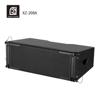 Haut-parleur double 8 pouces 2 voies Active Line Array Powered Professional Sound System Speaker for Stage Audio