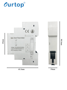 Compteur d'énergie intelligent Zigbee 1P 40A <span class=keywords><strong>sur</strong></span> rail DIN, minuterie durable, surveillance de la consommation d'énergie, relais de minuterie, TUYA <span class=keywords><strong>Smartlife</strong></span> - Product Image 6