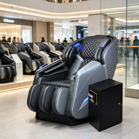 Fauteuil de massage robotisé 3D commercial, portable et pliable, à gravité zéro, Shiatsu, à monnayeur, pour centres commerciaux, aéroports et spas