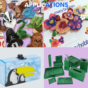 Paquete de Láminas Acrílicas Bridgevia Rosa Rojo Perla, Grosor de 1/8 de Pulgada, 200x300 mm, Hecho en EE. UU., Apto para Corte Láser, Manualidades Creativas - Product Image 6