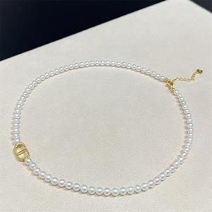 Collier en perles d'eau douce rétro français Zhizhen pour femmes, argent pur S925, design simple et haut de gamme - Product Image 1