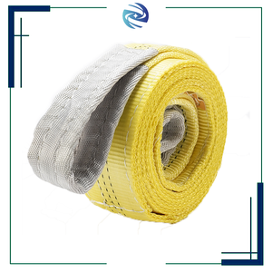 安価なスリング安全率4:1、1～10mポリエステル製リフティングベルト、3トンウェビングスリング、長さカスタマイズ可能 - Product Image 3