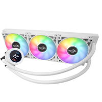 Refroidisseur d'eau numérique pleine taille 240/360 mm avec écran, radiateur de refroidissement CPU, support universel pour les dernières puces AM5/LGA1851/AM4/LGA1700/1200