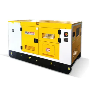 Generator Diesel sunyi, Kedap suara, anti hujan 20kva 30kva 50kva AC Single/tiga fase Super