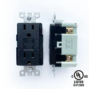 Customized Tamper Resistant Electrical Gfci Duplex Receptacle American Standard Certification