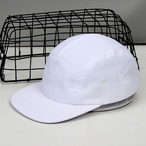 Nuevo LOGOTIPO personalizado al aire libre sólido liso campamento <span class=keywords><strong>Camper</strong></span> en blanco corriendo gorra de 5 paneles sombrero de secado rápido gorras deportivas de nailon - Product Image 4