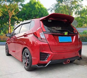 Diffuseur arrière en fibre de carbone de style SEEKER pour Honda Fit GK5 RS 2014-2017, kit carrosserie pour pare-chocs - Product Image 2