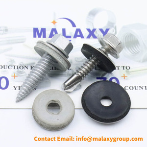 Rondelles de vidange d'huile Malaxy-Zinc Finish, rondelles plates en <span class=keywords><strong>caoutchouc</strong></span> EPDM et rondelles plates en nylon - Product Image 4