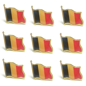 Broche drapeau de la Belgique en alliage métallique, épinglette souvenir pour chemise, chapeau, sac à dos, accessoires de bijouterie, badge décoratif - Product Image 6