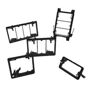 Phổ màu đen 2-Gang điện áp thấp gắn chân đế nhựa vách thạch cao Clip tấm Tường cho hiện có xây dựng băng đảng đôi - Product Image 4