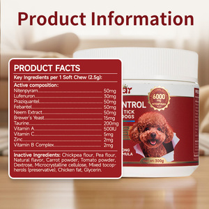 Bocconcini Morbidi Antiparassitari per <span class=keywords><strong>Cani</strong></span> con MOQ Ridotto - Trattamento <span class=keywords><strong>Antipulci</strong></span> e Integratore per il Supporto Immunitario - Product Image 6