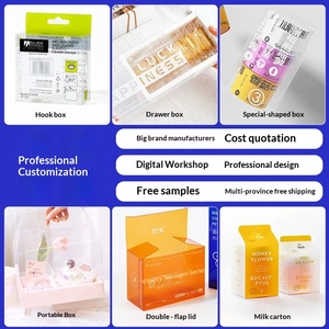 Cajas de Regalo Personalizadas de PVC PET Transparente Esmerilado con Impresión de Logotipo para Productos de Moda - Product Image 3