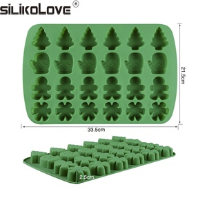 <span class=keywords><strong>Stampo</strong></span> in Silicone per Decorazione Torte Natalizie con <span class=keywords><strong>Albero</strong></span>, Guanto, Fiocco <span class=keywords><strong>di</strong></span> Neve e Omino <span class=keywords><strong>di</strong></span> Pan <span class=keywords><strong>di</strong></span> Zenzero - Product Image 2