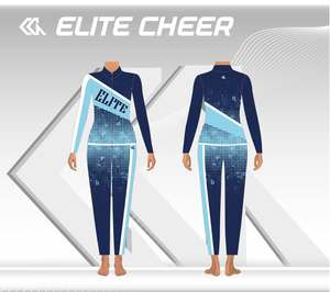 Sublimation personnalisée Survêtement d'entraînement de voyage en équipe Ensembles d'échauffement Veste de joie Survêtements de l'académie de danse pour enfants - Product Image 5