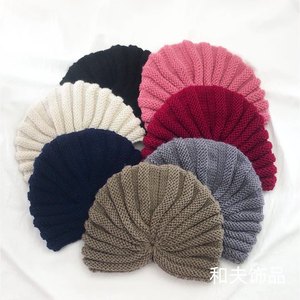 Otoño e Invierno moda mujer cubierta Sombrero estilo bohemio hilo de lana tejido sombrero mujer sombrero capucha - Product Image 3