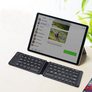Clavier portable pliable Bluetooth Azerty français ultra-pliable mini ergonomique sans fil, très vendu - Product Image 1