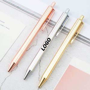 Premium Rose <b>Gold</b> Click - Elegant Metal Ballpoint <b>Pen</b> for Promotional Gifts & Corporate Giveaways - Product Image 1