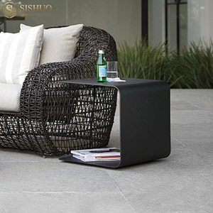 Moderne Simple <span class=keywords><strong>Côté</strong></span> Quelques <span class=keywords><strong>Cour</strong></span> Loisirs Lumière De Luxe Net Rouge Petite Table Basse Creative Canapé Extérieur Coin Table Basse - Product Image 3