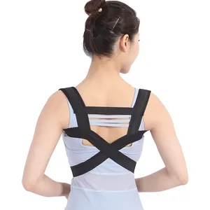 Suporte ajustável para costas, corretor de postura, suporte para costas, suporte para clavícula, ideal para venda