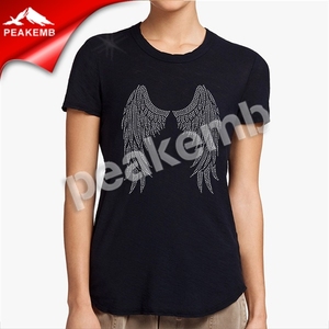 Transfert thermocollant Ailes d'ange en strass pour T-shirt - Product Image 2