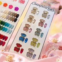 Kit de vernis gel ZRKGEL Bear Bottles Factory Direct, 80 couleurs, une bouteille par couleur, étiquette privée OEM ODM, gel à ongles hautement pigmenté