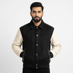 Chaquetas Varsity para Hombre con Logotipo Personalizado, Último Diseño, Chaqueta Varsity de Invierno, Cuello Redondo Multicolor, Chaqueta Varsity Estilo Urbano - Product Image 1