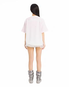 Camiseta Amant Rabbit Rosa Estilo Urbano <span class=keywords><strong>de</strong></span> Corte Holgado, Tejido Doble con Estampado por Sublimación, Venta al por Mayor - Product Image 6