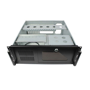 <span class=keywords><strong>4u</strong></span> servidor negro chasis de montaje en rack de caso de la industria corto caso <span class=keywords><strong>4u</strong></span> - Product Image 1