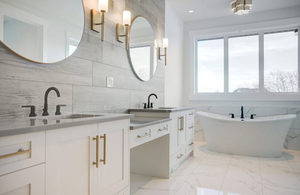 Ensemble de meubles de salle de bain sur mesure CANA, style moderne, prix usine, en contreplaqué/MDF pour lavabo simple, idéal pour projets hôteliers - Product Image 3