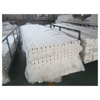 Composant d'obturateur de plantation de lamelles d'obturateur de fenêtre 3.5 "peint en usine en PVC renforcé de Chine