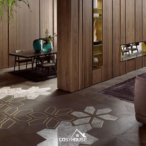 Suelo de madera de parquet a prueba de agua de los mejores fabricantes de China con inserto de mármol suelo de parquet impermeable suelo de madera de lujo parquet - Product Image 1