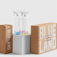 Boîtes d'expédition personnalisées avec gaufrage et pelliculage mat pour emballages de sérums de soin de la peau en carton ondulé recyclable