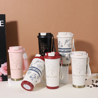 Termo de Café de Acero Inoxidable de 580 ml al por Mayor, con Logotipo Personalizado Impreso, Regalos Empresariales, Diseño Clásico, Aislamiento Térmico de 6 a 12 Horas