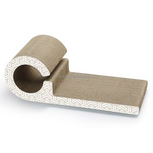 Atacado Luxo & Modern Cat Scratch Pad Papelão de Papel Pesado com Garra De Moagem Reversível Embalado em Caixa - Product Image 5