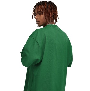 Camiseta de Hombre de Diseño Nuevo, de Lujo, de Algodón de Calidad, Corte Holgado, Hombros Ligeramente Caídos, Lisa, Talla Grande, con Logotipo Personalizado - Product Image 3