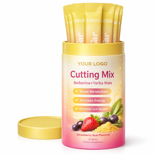 Suplemen Bubuk Campuran Alami untuk Mendukung Energi dan Kesehatan Usus Rasa Stroberi <span class=keywords><strong>Acai</strong></span> Pabrik GMP - Product Image 2