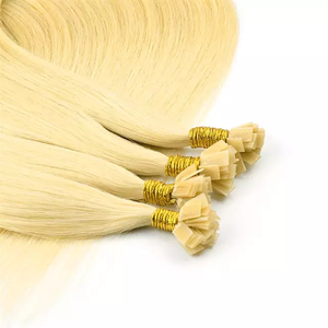 Jasmine Beauty Soft & Natural High Quality 100% Virgin Remy Hair Extensions flat tip keratin hair extensions Double Drawn Ends - Product Image 5