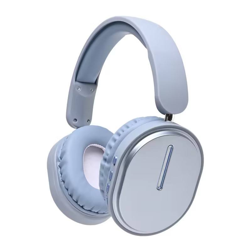 Headset nirkabel K08 Headphone Noise Cancelling, Headset atas telinga suara  Stereo nirkabel, Headphone game Earphone