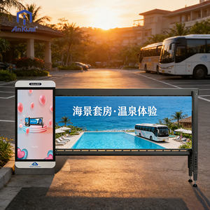 Barrière de parking à haute efficacité, ouverture/fermeture rapide avec affichage publicitaire pour parking extérieur - Product Image 1