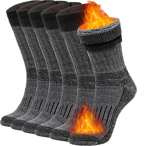 Xianghui Wholesale High Quality Can Breathable Custom Logo Men Women Crew Knitted Summer Sports Work <strong>Socks</strong> <strong>Wool</strong>/Acrylic - Product Image 4